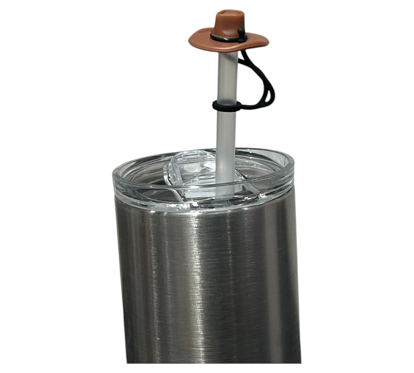 COWBOY HAT TUMBLER STRAW ACCESSORY