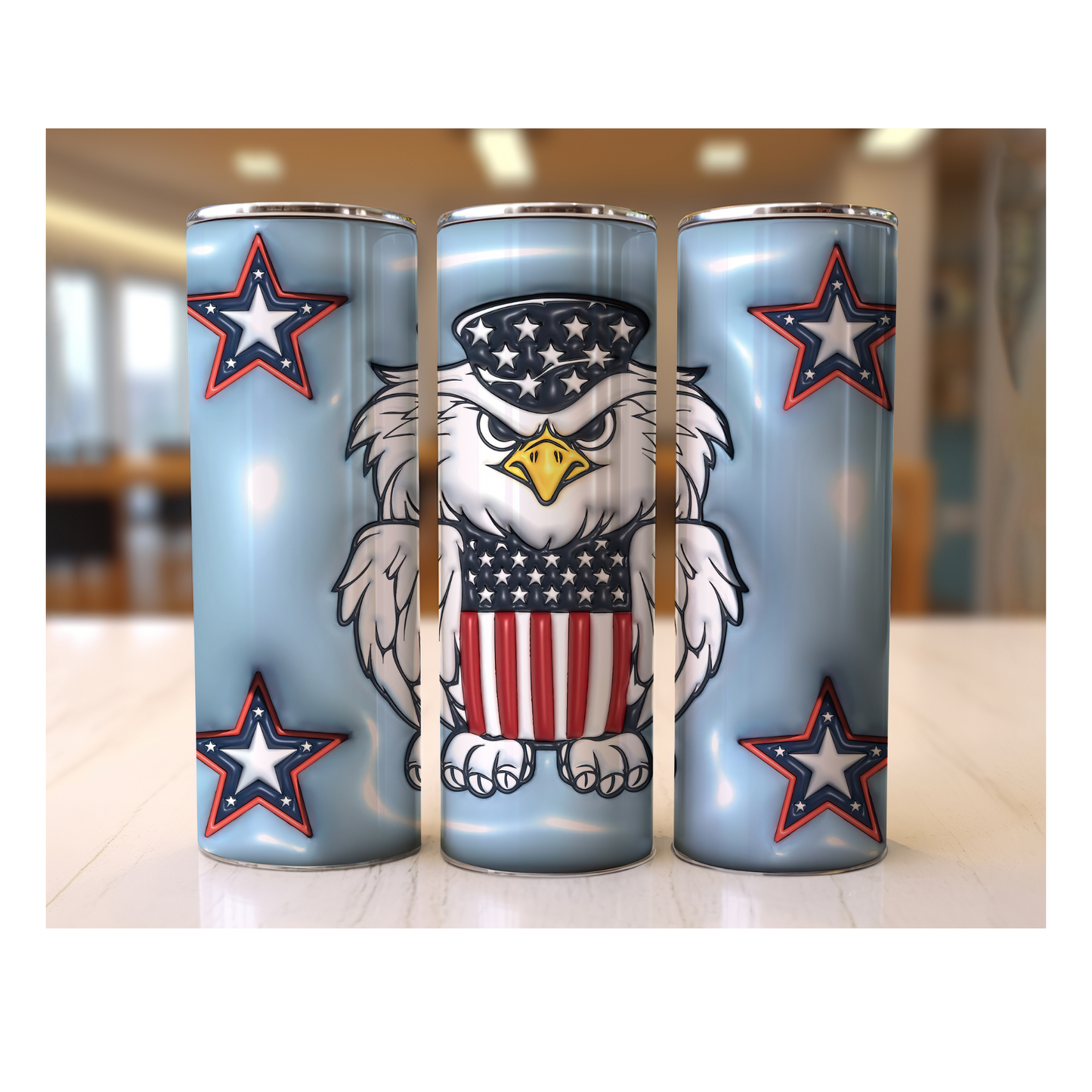 3D EAGLE TUMBLER