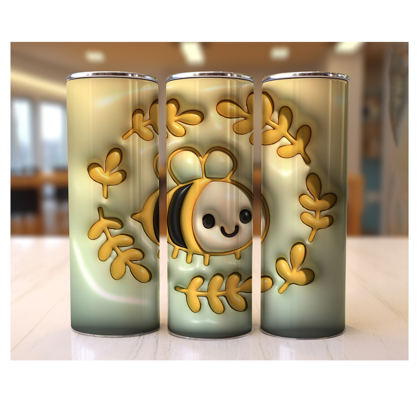 3D BUMBLE BEE TUMBLER